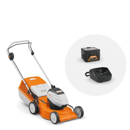 Tondeuse à gazon poussée à batterie RMA 248 STIHL pack (avec batterie et chargeur) MONTEE