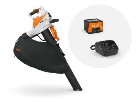 Souffleur / Aspiro-broyeur à batterie STIHL SHA56 Pack ( batterie et chargeur inclus)