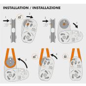 Poulie d'abattage Grizzly Climbing technologie